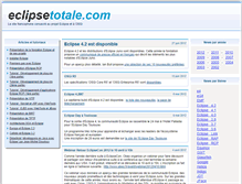 Tablet Screenshot of eclipsetotale.com